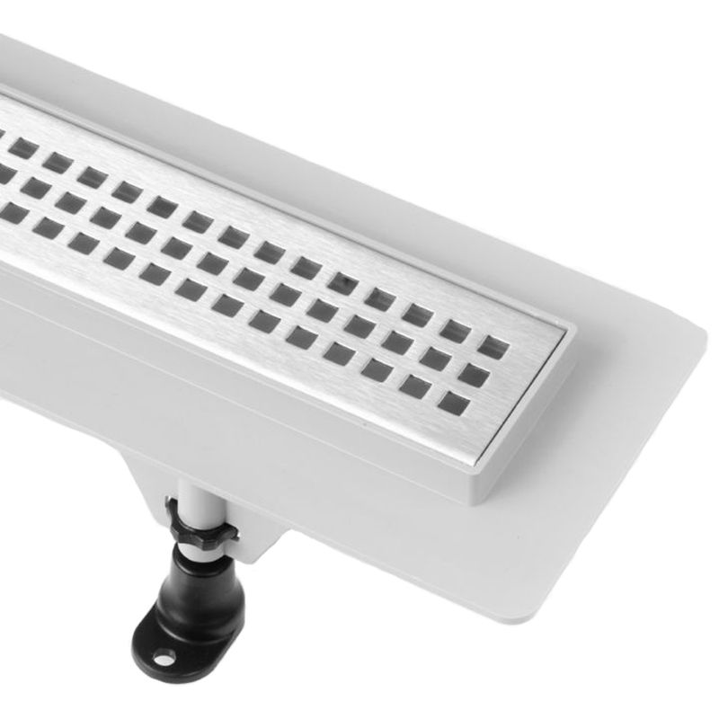 Пластиковый сливной канал с решеткой из нержавеющей стали 1, L = 855 мм