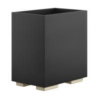 GESSI  INVERSO ACCESSORIES Корзина для мусора черная, цвет: Warm Bronze Br PVD