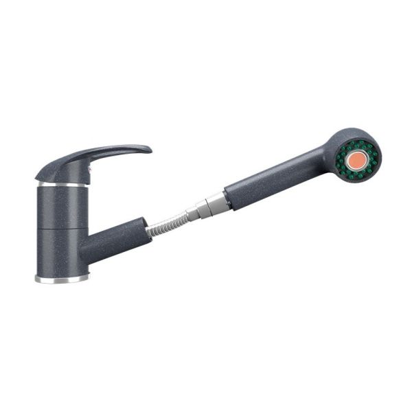 Смеситель для кухни Ulgran U-002-343, антрацит