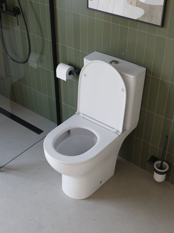 LOUNGE-TOR-2 Унитаз-компакт со смывом "Торнадо", с сиденьем дюропласт soft close, P-trap, BB2802CP/T-TOR/SC, артикул BB2802CP/T-TOR/SC