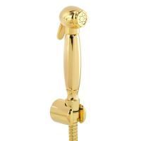 KARINA Гигиенический душ.набор, лейка/держатель/шланг латунь, золото KARINA Гигиенический душ.набор, лейка/держатель/шланг латунь, золото