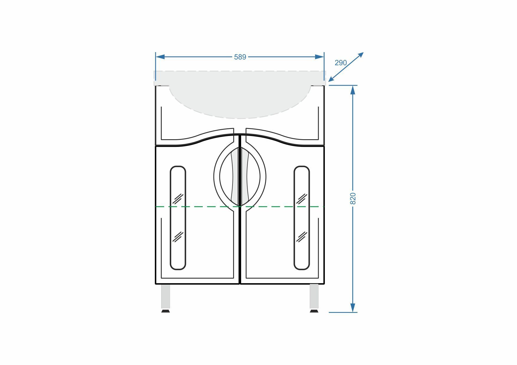 Тумба "Сильва 60", Эрика 60