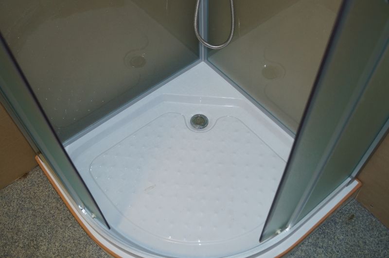 Душевая кабина Parly Frost F81 80х215 профиль Сатин стекло матовое