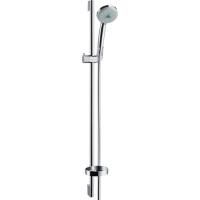 Душевой гарнитур, Hansgrohe, Croma 100, размер штанги, мм-900, размер шланга, мм-1600, диаметр ручного душа, мм-100, количество режимов-3, тип струи-Rain, струя Mono, массажная струя, цвет-хром Душевой гарнитур, Hansgrohe, Croma 100, размер штанги, мм-900, размер шланга, мм-1600, диаметр ручного душа, мм-100, количество режимов-3, тип струи-Rain, струя Mono, массажная струя, цвет-хром