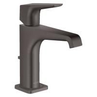 AX Смеситель для раковины однорычажный, излив 143 мм, с донным клапаном, цвет Шлифованный черный хром AX Смеситель для раковины однорычажный, излив 143 мм, с донным клапаном, цвет Шлифованный черный хром