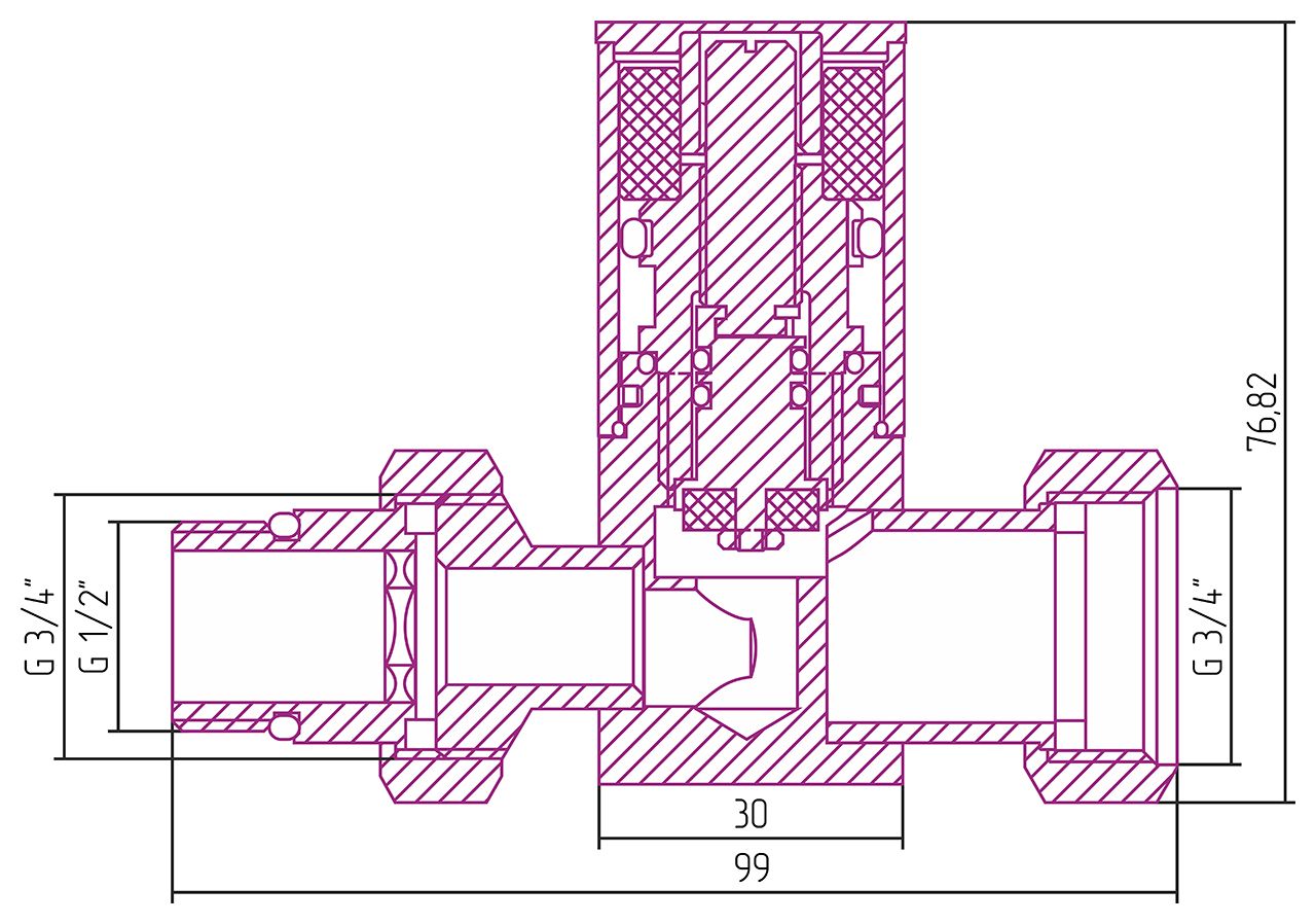 Вентиль прямой (цилиндр) G 1/2" НР х G 3/4" НГ (Шампань) Вентиль прямой (цилиндр) G 1/2" НР х G 3/4" НГ (Шампань)
