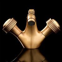 Devon&Devon Excelsior Royal Смеситель для биде на 1 отверстие, донный клапан. Цвет: античная латунь.