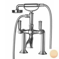 Bossini Liberty Смеситель на борт ванной на 2 отв. с переключателем, лейка Liberty, шланг из латуни 150 см, цвет: античная бронза Bossini Liberty Смеситель на борт ванной на 2 отв. с переключателем, лейка Liberty, шланг из латуни 150 см, цвет: античная бронза