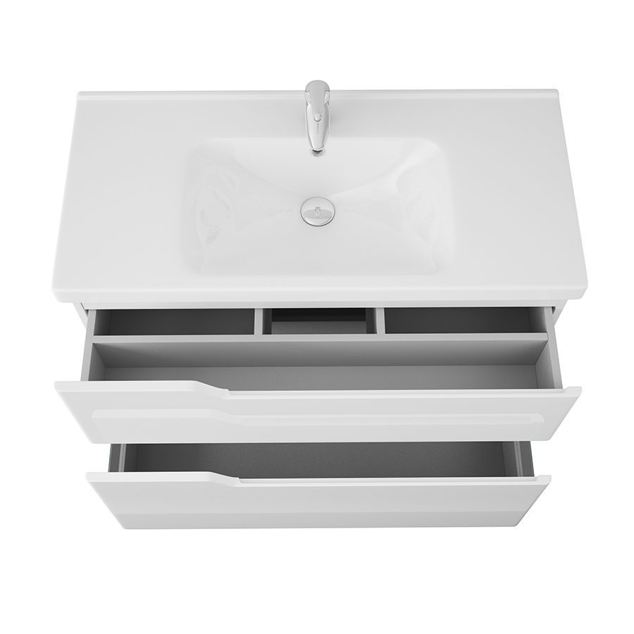 Тумба Hella stor 100, белый лак