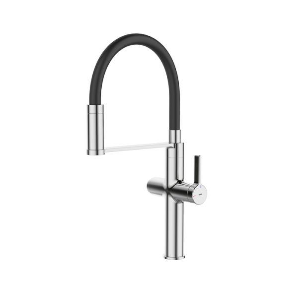 Смеситель для кухни с каналом для фильтрованной воды и гибким изливом IDDIS Ikon хром (IKNSBFFi05)
