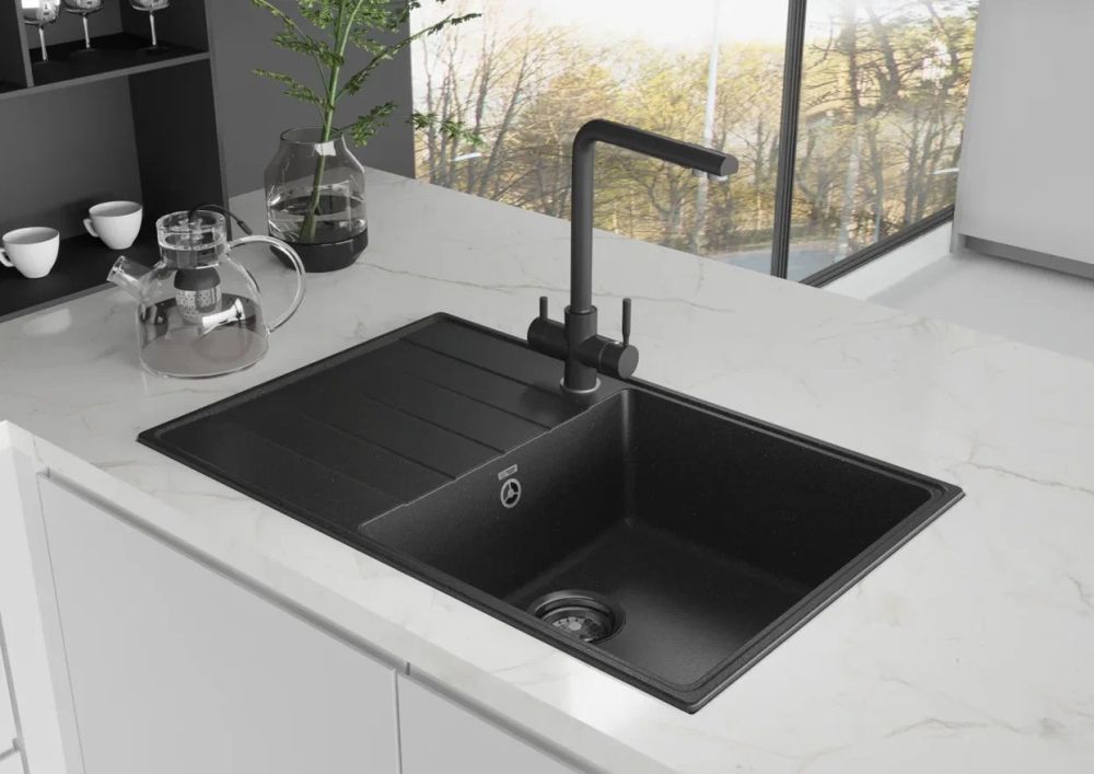 Кухонная мойка Ulgran Quartz Prima 780-08, космос, артикул Prima 780-08