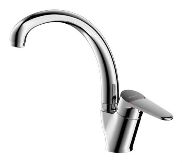 Смеситель для кухни Bravat Emeralda F7135147CP-1-RUS, хром