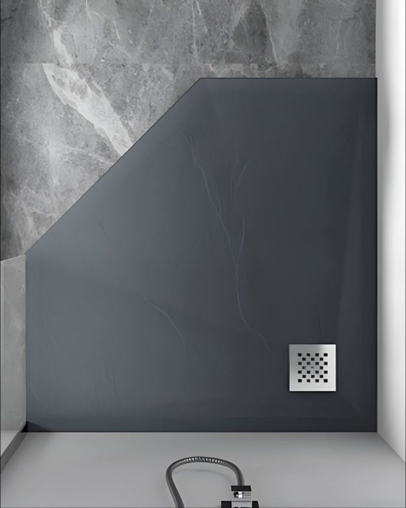 Душевой поддон трапеция STONE TRAY-G