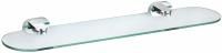 Стеклянная полка для ванной WONZON & WOGHAND FIRST, Хром (WW-8427)