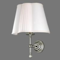 Devon Gemstone Светильник настенный с плафоном, цвет основания никель блестящий