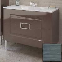 Тумба с раковиной SanVit Мира 90 kmira090 с фактурой под дерево Шелк Сталь Тумба с раковиной SanVit Мира 90 kmira090 с фактурой под дерево Шелк Сталь