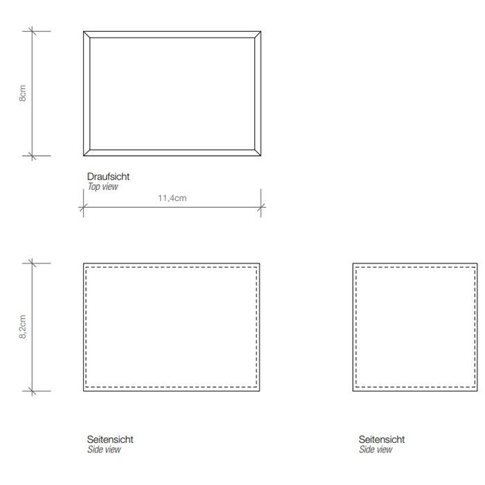 Decor Walther Brownie UB Универсальная коробка 11.5x8см, цвет: белая кожа ЗАКАЗ ПО ЗАПРОСУ
