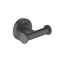 Крючок двойной AQUATEK, матовый черный AQ4202MB ОБЕРОН Крючок двойной AQUATEK, матовый черный AQ4202MB ОБЕРОН