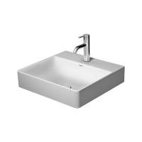 Duravit DuraSquare Раковина подвесная без перелива, выпуск с керам покрытием, с 1 отв под смес, 50х47см, цвет белый