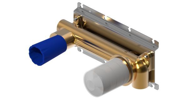 Oioli, внутренняя часть к смесителю для: раковины из стены на 2 отв., душа с набором для душа или гигиенического душа на 2 отв.