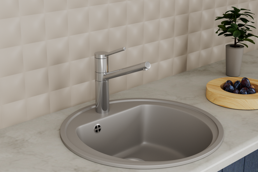 Смеситель для кухонной мойки с поворотным изливом RUSH (MS9035-34), артикул MS9035-34