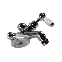 Stella Italica Leve Смеситель для биде на 1 отверстие 3604, с донным клапаном, цвет: хром