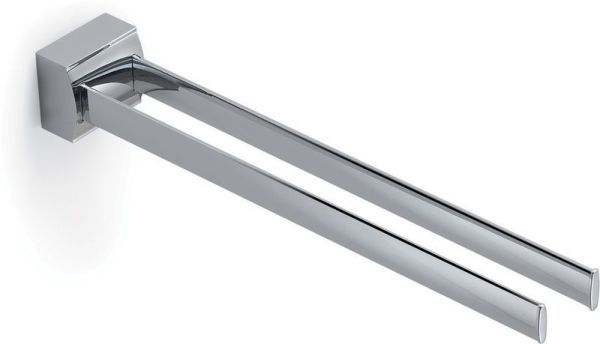 Gedy G-Kent, полотенцедержатель двойной (не поворотный), длина 35 см, цвет хром