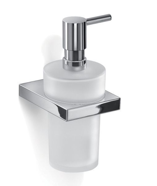Gedy Lanzarote, настенный стеклянный дозатор, цвет хром