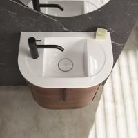 BURGBAD LAVO 2.0 Комплект мебели 530х350х492 мм., с 1 отверстием для смесителя слева, 1 дверь, раковина белая, ручка черная, цвет Eiche Dekor Rost BURGBAD LAVO 2.0 Комплект мебели 530х350х492 мм., с 1 отверстием для смесителя слева, 1 дверь, раковина белая, ручка черная, цвет Eiche Dekor Rost