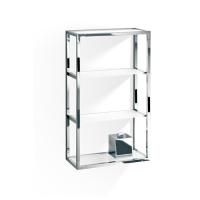 Decor Walther ET 6 Шкафчик открытый 35x15x60см, стекло белое, цвет: хром
