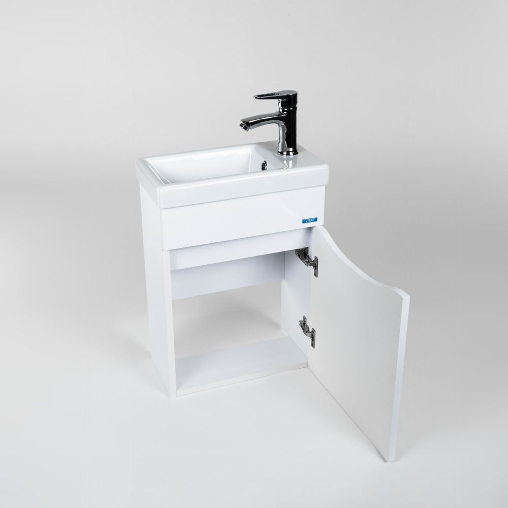 Тумба VIANT "Рим" 1 ств подвесная 205х385х500 под раковину .S-UM-COM40/1-w (COMO 40) (VRIM40CO-T1STP), артикул VRIM40CO-T1STP