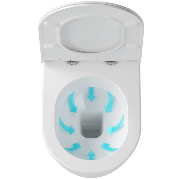 Унитаз подвесной RAVAK UNI X01516 гор. вып. 51*35,3 (белый), шт