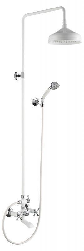 Душевая стойка со смесителем для ванны, верхнего и ручного душа CEZARES RETRO-CVD2