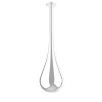 Gessi Goccia Верхний душ для потолочного крепления каплевидной формы, h=602мм, цвет: белый