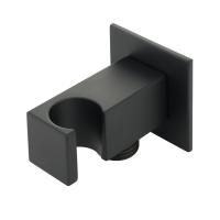 KVANT Держатель для лейки со штуцером, 1/2, черный матовый