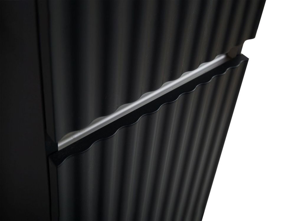 ELEGANT Пенал настенный, подвесной, Чёрный матовый AM-ELEGANT-1500-2А-SO-NM-LED, артикул AM-ELEGANT-1500-2А-SO-NM-LED