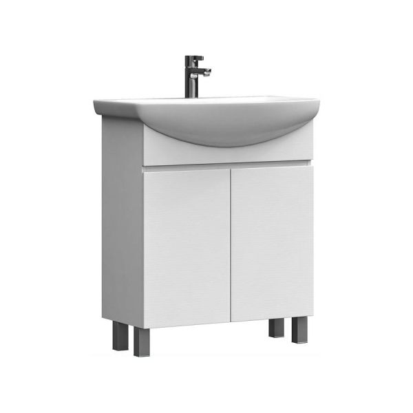 Тумба под раковину напольная VIGO Wing tn.WIN.BAL.70.2D белый, 70 см