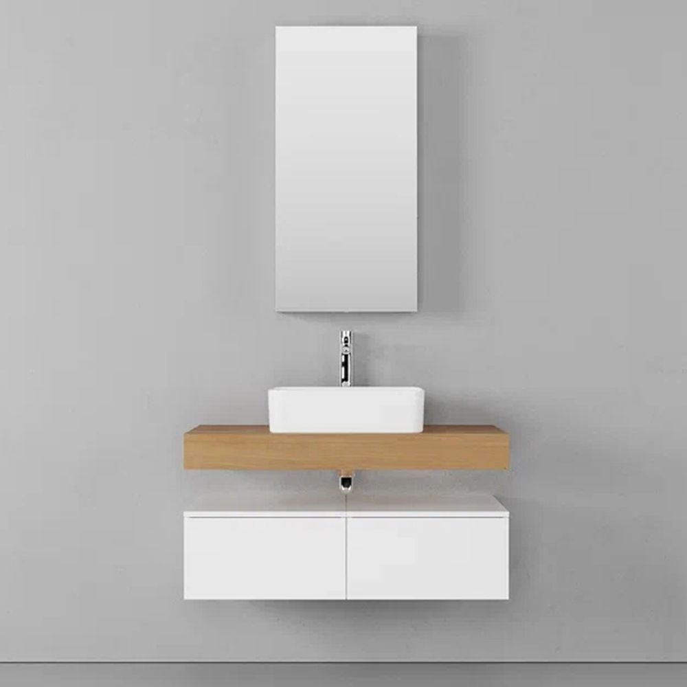 Тумба подвесная без столешницы Velvex Unit tp.UNI.50.1Y белый матовый, 50 см, артикул tp.UNI.50.1Y белый матовый