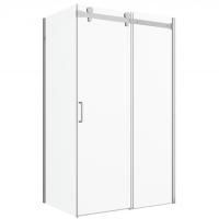 Душевой уголок Bravat Wave 120x80 BS120.3102S профиль Хром стекло прозрачное