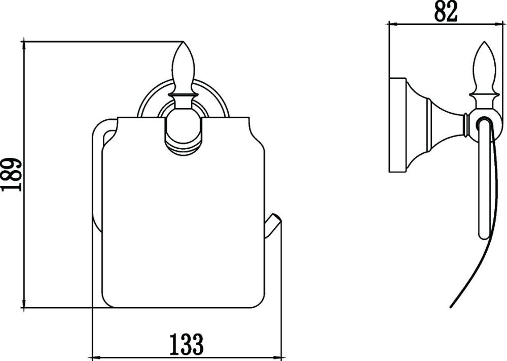 Держатель для туалетной бумаги Savol S-06851B, золото, артикул S-06851B