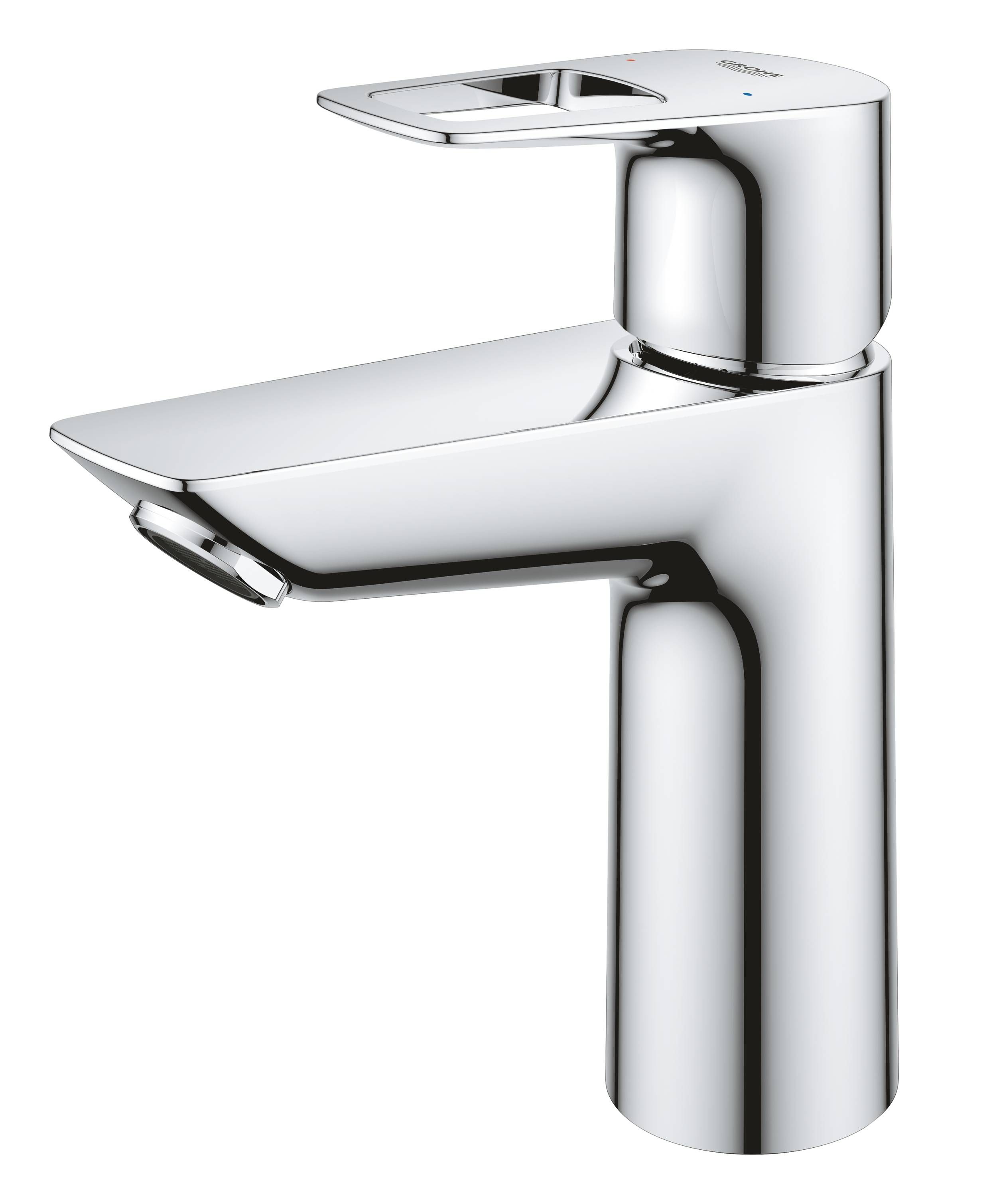 Смеситель для раковины  GROHE BAU LOOP 23917001 (хром, L-10,6 H-10,8), шт Смеситель для раковины  GROHE BAU LOOP 23917001 (хром, L-10,6 H-10,8), шт