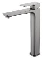 Смеситель для раковины высокий WONZON & WOGHAND EDGE, Темный графит (WW-88239003-BGM)