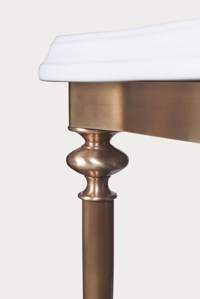 TW Bristol 874.2, структура металлическая под раковину-консоль AR874 р-р 1050*560*h850, материал: латунь, цвет отделки: бронза