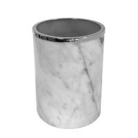 3SC Elegance MARMO Ведро без крышки 20х20хh28см, цвет: мрамор bianco carrara/хром 3SC Elegance MARMO Ведро без крышки 20х20хh28см, цвет: мрамор bianco carrara/хром