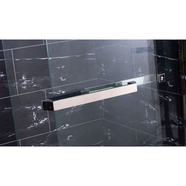 Душевой уголок Royal Bath RB-L-2011-1400-8L 140х80 без поддона профиль Хром стекло прозрачное