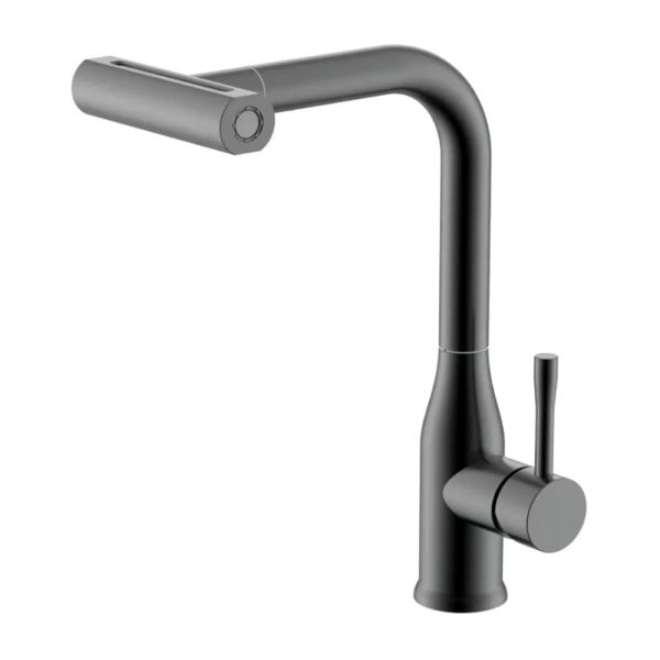 Смеситель для кухни с мультифункциональным изливом Splenka S206.49.09, графит