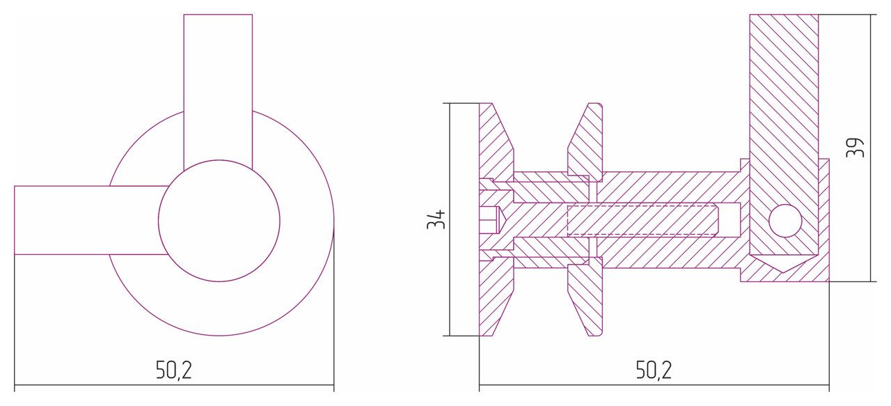 Крючок, Сунержа, ВИКТОРИЯ, двойной, ширина, мм-50, глубина, мм-50, высота, мм-50, тип установки-между перемычками полотенцесушителя, для водяных и электрических моделей, материал-нержавеющая сталь, крепления в комплекте, цвет-белый матовый