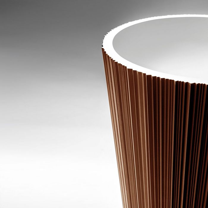 ANTONIO LUPI PLISSE Раковина напольная Ø470х850 мм, слив в пол, с сифоном, дон клап и гибк шланг, Flumood, отделка снаружи Copper powder, внутри белый ANTONIO LUPI PLISSE Раковина напольная Ø470х850 мм, слив в пол, с сифоном, дон клап и гибк шланг, Flumood, отделка снаружи Copper powder, внутри белый