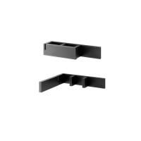 Fantini AK/25 Смеситель для раковины, настенный, излив 191мм, поворотный излив, цвет: Matt Gun Metal PVD