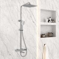 душевые стойки Vincea Душевая стойка Cube VSFS-1C1CH с изливом, хром,